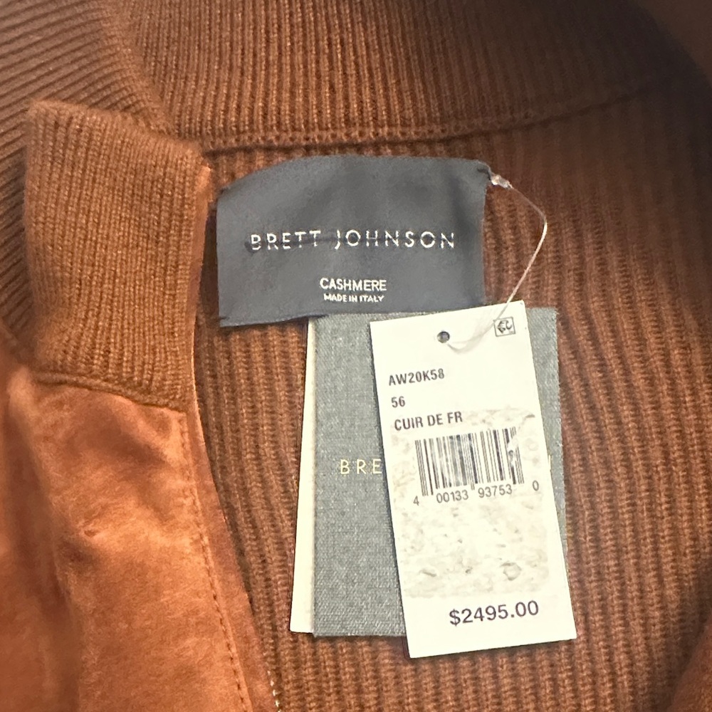 Men's Rust Bomber Jacket - Picture 2 of 9